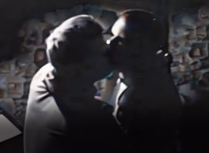 screengrab from fake video and Starmer and Alli