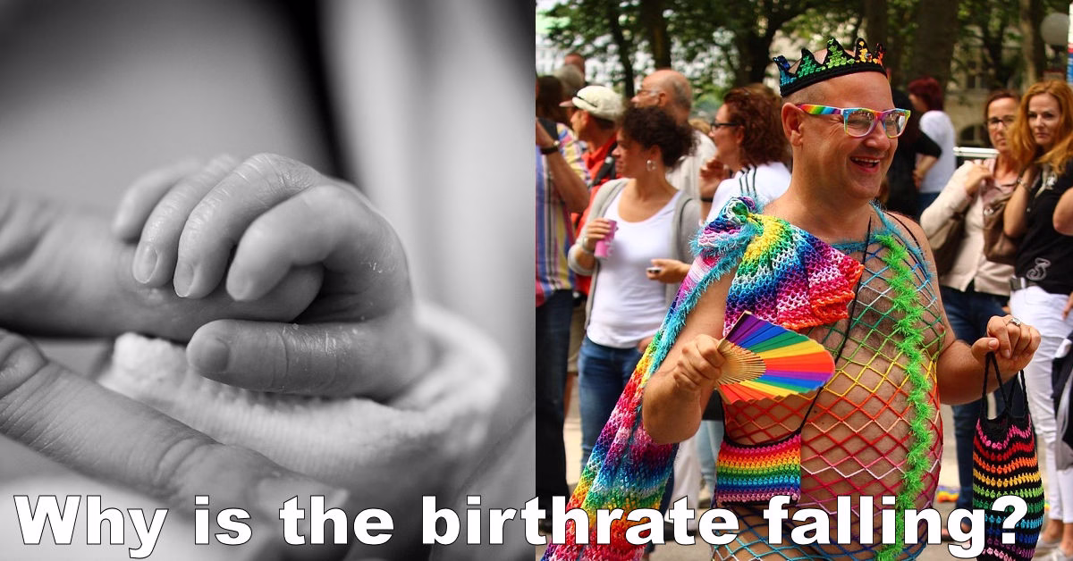 Why is the birthrate falling