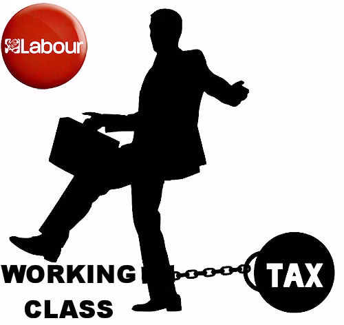 Crushed under heels by tax