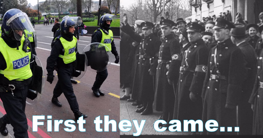 First they came